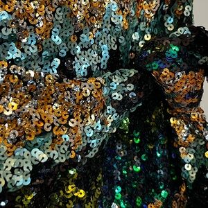 Sézane Sequin Mini Wrap Skirt Size 36/6